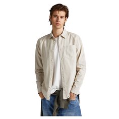 Рубашка с длинным рукавом Pepe Jeans Chester, бежевый