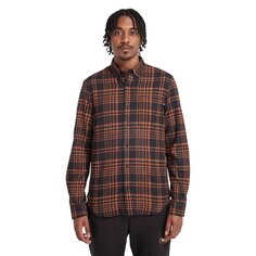 Рубашка с длинным рукавом Timberland Heavy Flannel Check, коричневый