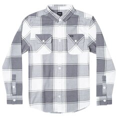 Рубашка с длинным рукавом Rvca That All Work Flannel, серый