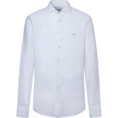 Рубашка с длинным рукавом Hackett Garment Dyed K, белый