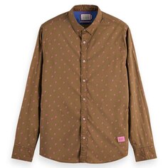 Рубашка с длинным рукавом Scotch &amp; Soda 172948, коричневый