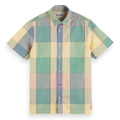 Рубашка с коротким рукавом Scotch &amp; Soda Refined Bb Checked, разноцветный