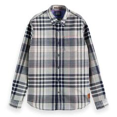 Рубашка с длинным рукавом Scotch &amp; Soda Regular Fit Flannel Check, разноцветный