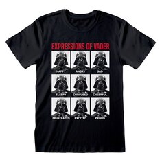 Футболка Heroes Official Star Wars Expressions Of Vader, черный