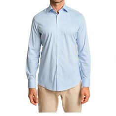Рубашка с длинным рукавом Hackett Stretch Stripe BC, синий
