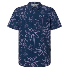 Рубашка с коротким рукавом Oakley Deco Palms RC Button Down, синий