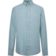 Рубашка с длинным рукавом Hackett Garment Dyed B, синий