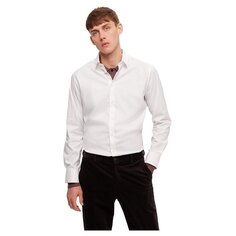 Рубашка с длинным рукавом Selected Slimtravel, белый