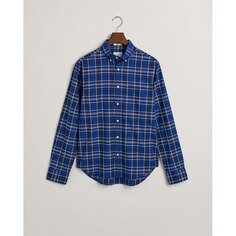 Рубашка с длинным рукавом Gant Reg Ut Check Bd, синий