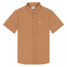 Рубашка с коротким рукавом Wrangler 1 Pocket Regular Fit, коричневый