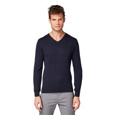 Свитер Tom Tailor Simple Knitted V-Neck, синий