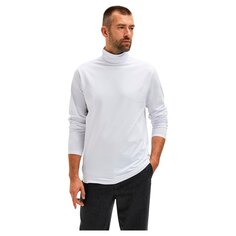 Свитер Selected Rory Slim Fit Roll Neck, белый