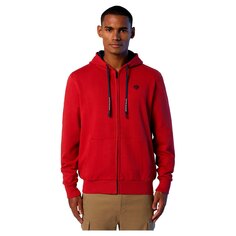 Свитер North Sails Logo Full Zip, красный