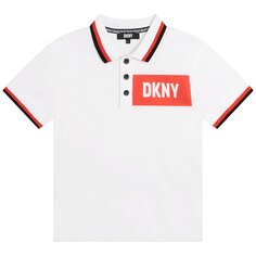 Поло с коротким рукавом DKNY D25E51, белый