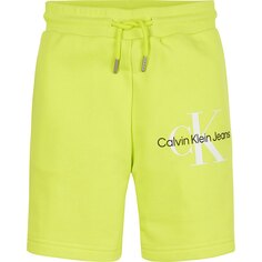 Джинсовые шорты Calvin Klein Jeans Glow In The Dark LogoDenim Shorts, синий