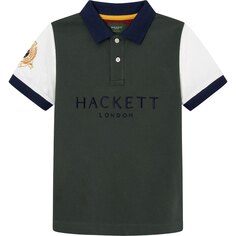 Поло с коротким рукавом Hackett Heritage, зеленый