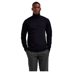 Свитер Selected Rory Slim Fit Roll Neck, черный