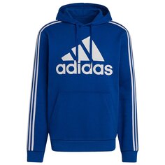 Худи adidas Sportswear BL3 Stripes, синий