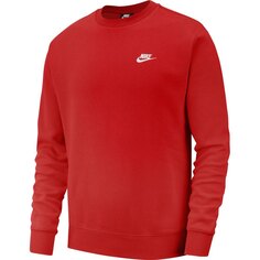 Толстовка Nike Sportswear Club Crew, красный