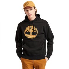 Худи Timberland Core Tree Logo Brushback, черный