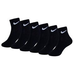 Носки Nike Colorful Quarter 6 шт, черный