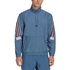 Толстовка adidas Sportswear M Fiv 1/4-Zip, синий