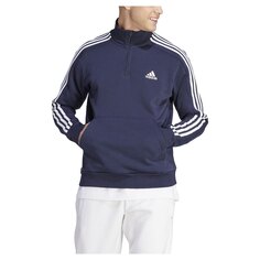 Толстовка adidas Sportswear Essentials Fleece 3 Stripes, синий