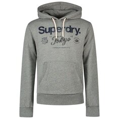 Худи Superdry Core Logo AC Pocket, серый