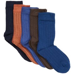 Носки Minymo Ankle Rib 5 Pack, разноцветный Minymo®