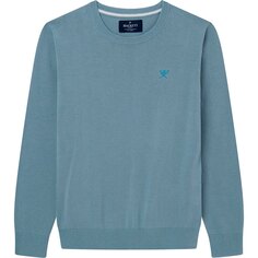 Свитер Hackett Logo Knit Crew Neck, синий