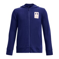 Толстовка Under Armour Rival Terry Full Zip, синий