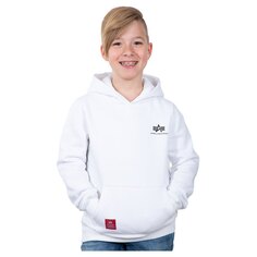 Худи Alpha Industries Basic Small Logo, белый