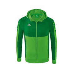 Толстовка Erima Six Wings Training Full Zip, зеленый