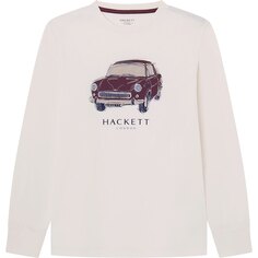 Футболка с длинным рукавом Hackett Vintage Car, белый