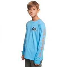 Футболка с длинным рукавом Quiksilver Omni Logo, синий