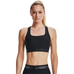 Спортивный бюстгальтер Under Armour Mid Crossback, черный