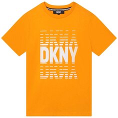 Футболка DKNY D25E38, оранжевый
