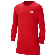 Футболка с длинным рукавом Nike Sportswear, красный