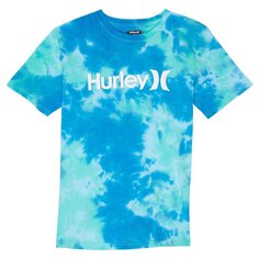 Футболка Hurley Tie Dye Acid Wash Kids, синий
