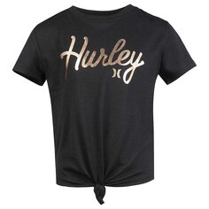 Футболка Hurley Knotted Boxy Girl, черный