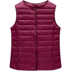 Жилет Chickle Collarless Lightweight Quilted Zip Women&apos;s, бордовый