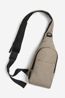 Сумка H&amp;M Crossbody Sports, серо-бежевый H&M