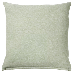 Подушка декоративная Ikea Sandtrav, 45x45 см, серо-зеленый/белый