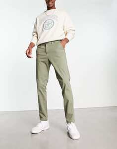 Узкие брюки-чиносы цвета хаки Jack &amp; Jones Intelligence
