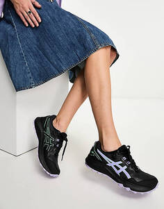 Черные и фиолетовые кроссовки Asics Running Gel-Sonoma 7