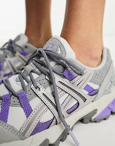 Серые и фиолетовые кроссовки Asics Gel-Sonoma 15-50