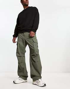 Свободные брюки карго цвета хаки Tommy Jeans Aiden