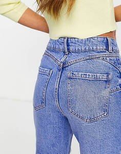 Синие джинсы для мамы New Look с эффектом увеличения талии