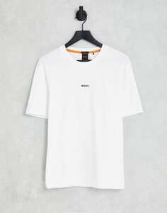 Белая футболка BOSS Orange Tchup