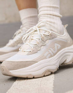 Белоснежные кроссовки Fila Alpha Ray Linear